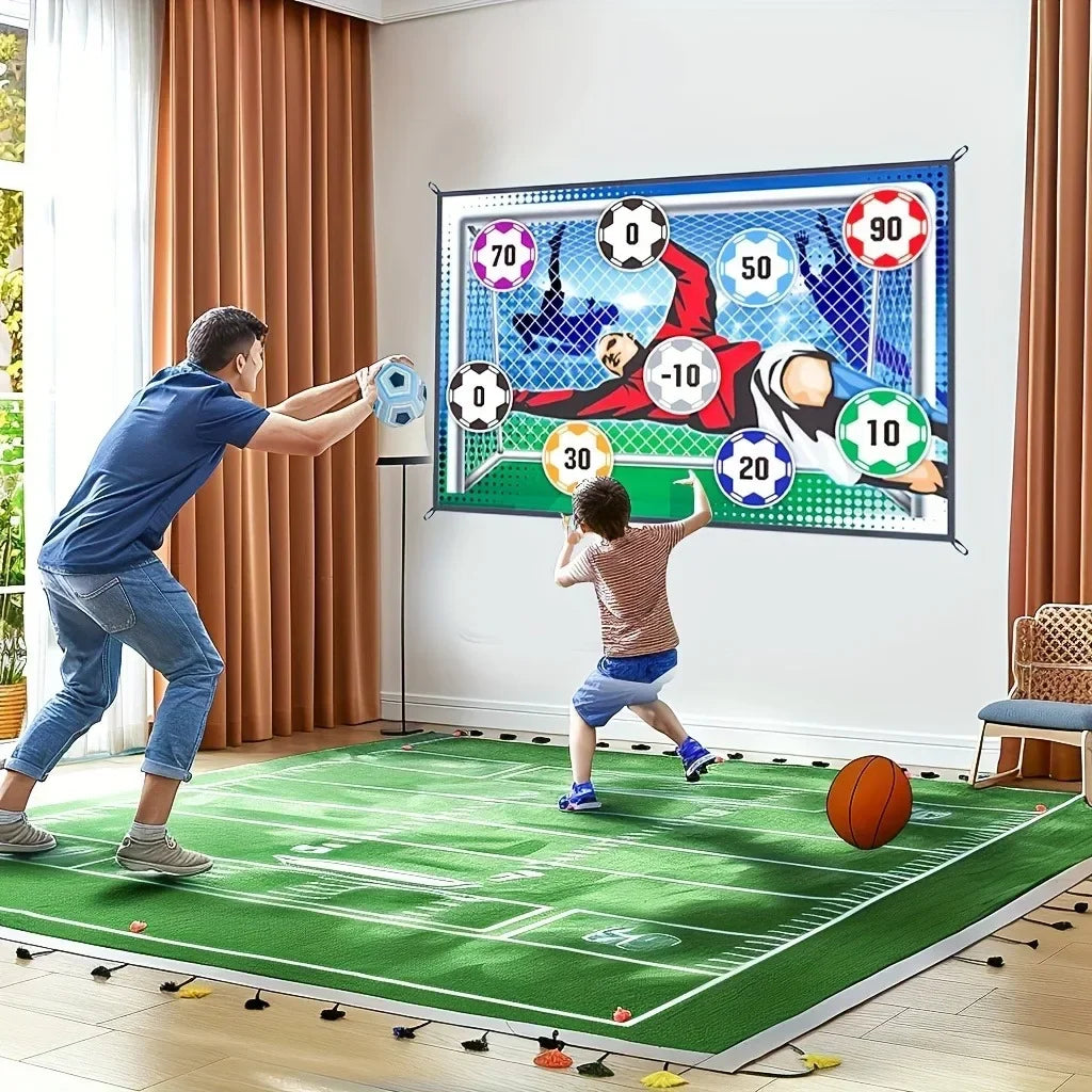 Sticky Soccer™ – Laatta & portaat – Playmat jalkapallo