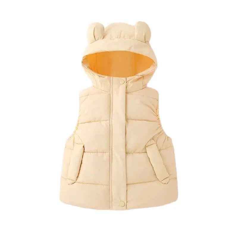 Mini Fashion™ - Lämmin ja trendikäs - Hupullinen toppaliivi