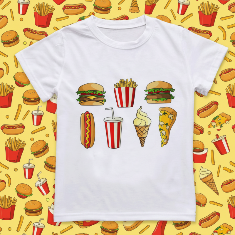 Boys & Girls Summer Tee – Mukava ja leikkisä – Hauska kuosinen lasten T-paita