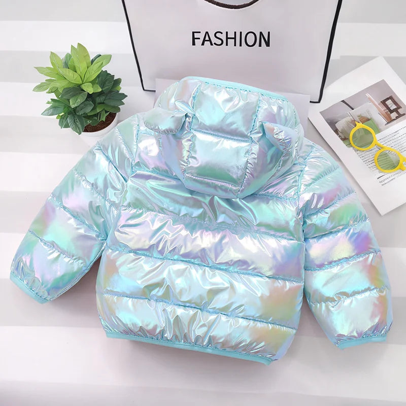 CuddleCoat  – Paksu toppatakki karhuhupulla