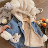 Girls Bunny Denim Coat – Warm & Comfort – Lasten takki