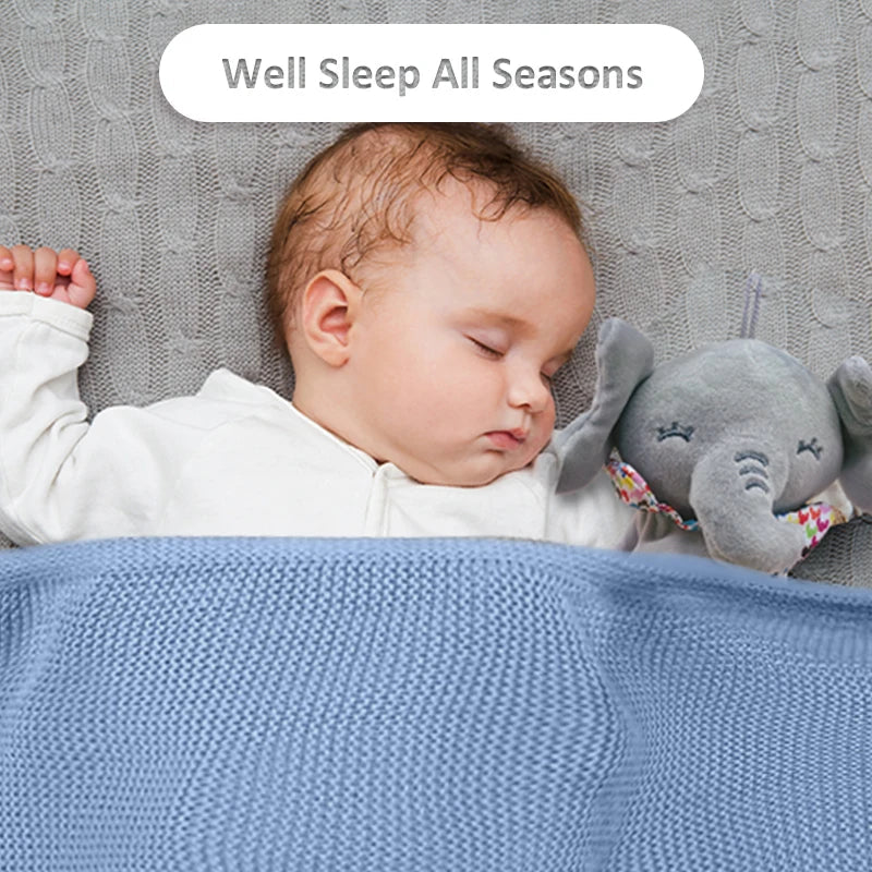Personalized Baby Blanket – Pehmeä ja ainutlaatuinen – henkilökohtaisesti brodeerattu puuvillapeitto