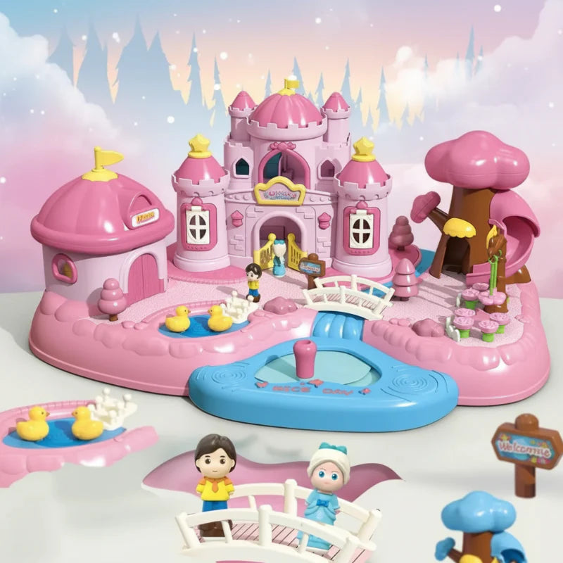 Magnetic Princess Castle – Luova & maaginen – magneettinen nukkekoti-leikkisetti