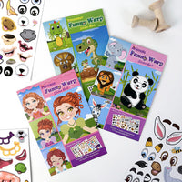 Thumbnail for Funny Faces™ – Eläinten hauskaa & tarttumalla hauskaa – Uudelleenkäytettävä tarra kirja