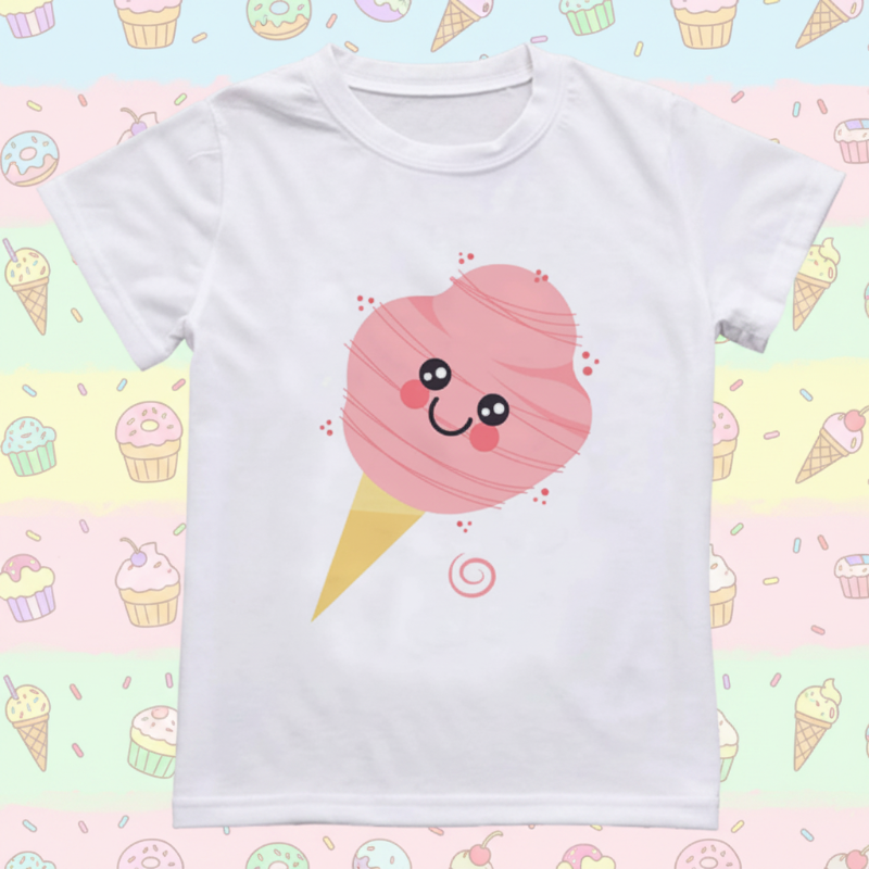 Boys & Girls Summer Tee – Mukava ja leikkisä – Hauska kuosinen lasten T-paita