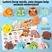 Thumbnail for ZooLetters – Leikkisä ja opettavainen – Eläinten aakkospalapeli lapsille