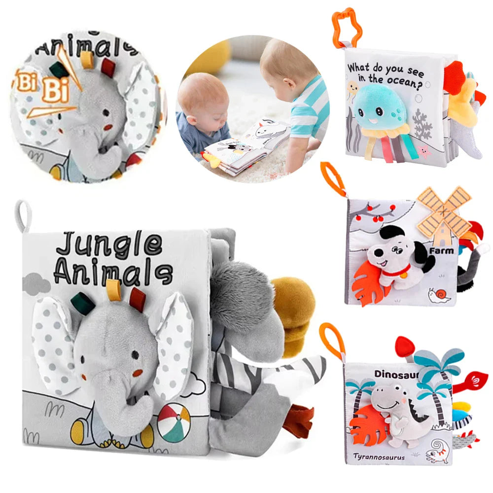 Soft Sensory Book – Tunne & Tutustu – Vauva kirjanen