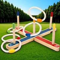 Thumbnail for Montessori Ring Toss Game – Aktiivinen ja opettavainen – renkaanheitto-peli