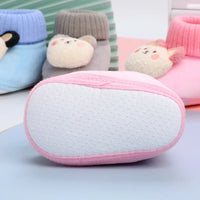 Thumbnail for CuddleSteps – Lämmin ja luistamaton – Eläimet Vauvan tossut