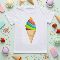 Thumbnail for Boys & Girls Summer Tee – Mukava ja leikkisä – Hauska kuosinen lasten T-paita