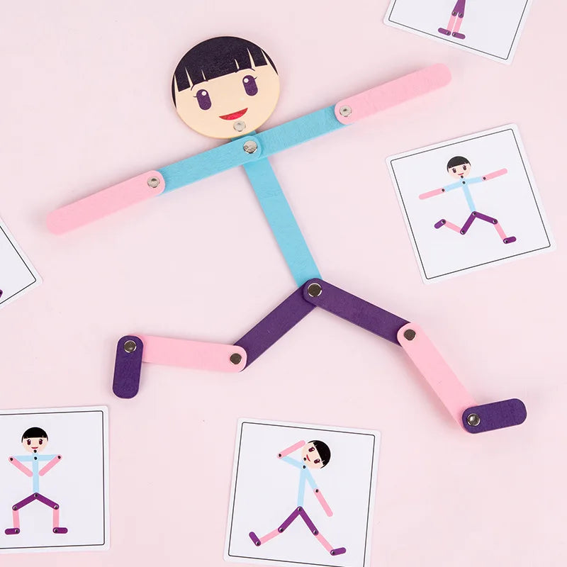 PlayGrow - Leikkimällä kasvaminen - Montessori-palapeli Urheilija