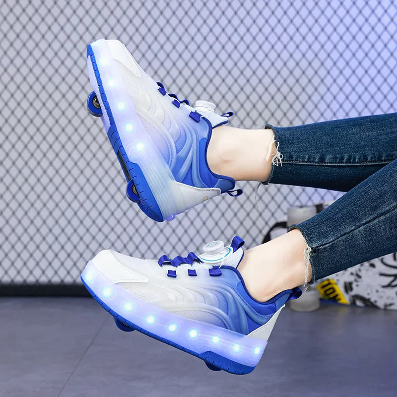 Light-Up Skate Shoes – LED & mukavat – valaisevat rullasneakerit