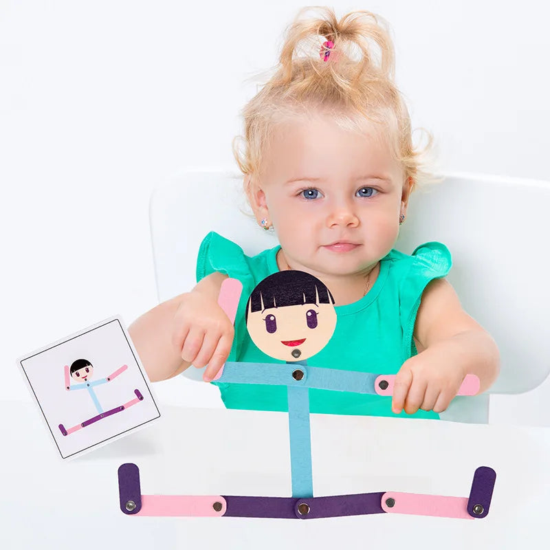 PlayGrow - Leikkimällä kasvaminen - Montessori-palapeli Urheilija