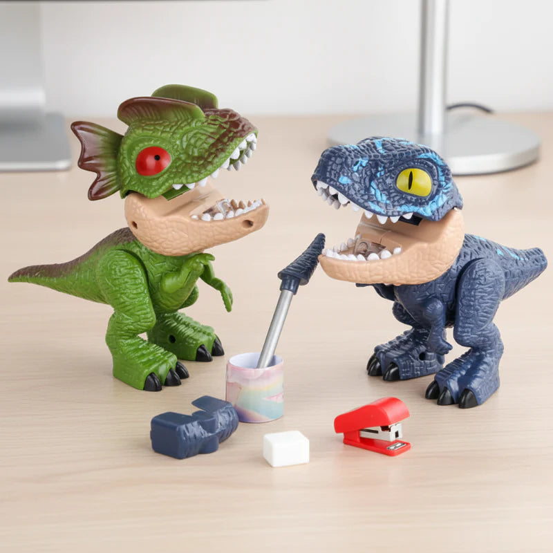 Dinosaur Stationery Toy – Luova ja opettavainen – 5-osainen työpöytäsetti