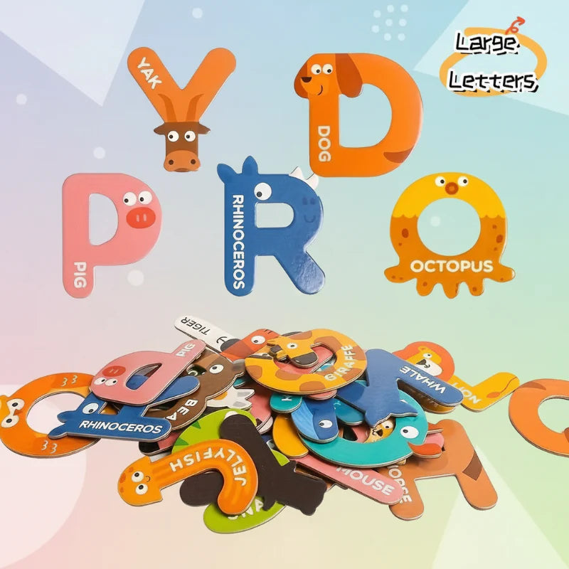 Magnetic Alphabet – Oppiminen ja leikit – Magneettikirjainsarja