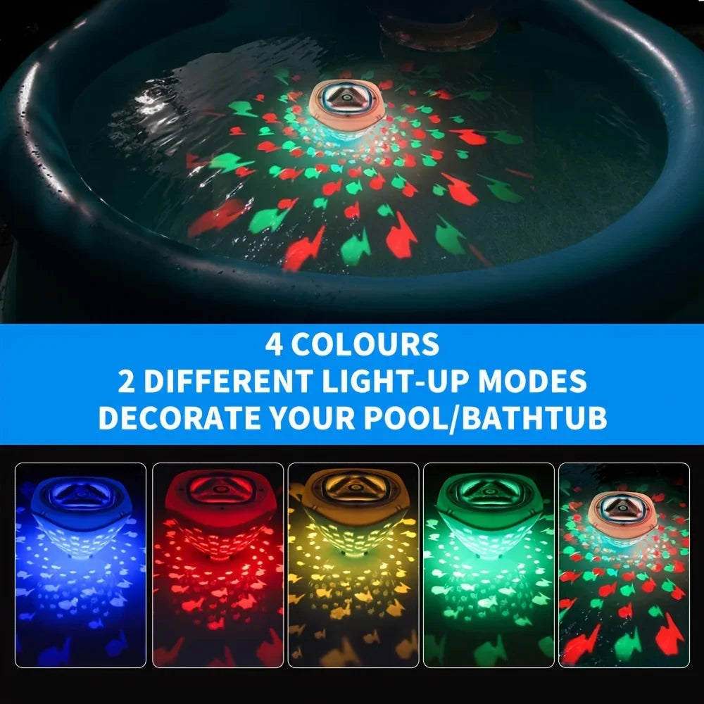 Aqua Party Light™ – Juhlat kylvyssä - Valoprojektori vedessä