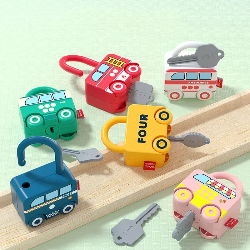 Puzzle Locks™ – Leiki ja opi - Montessori-lelut