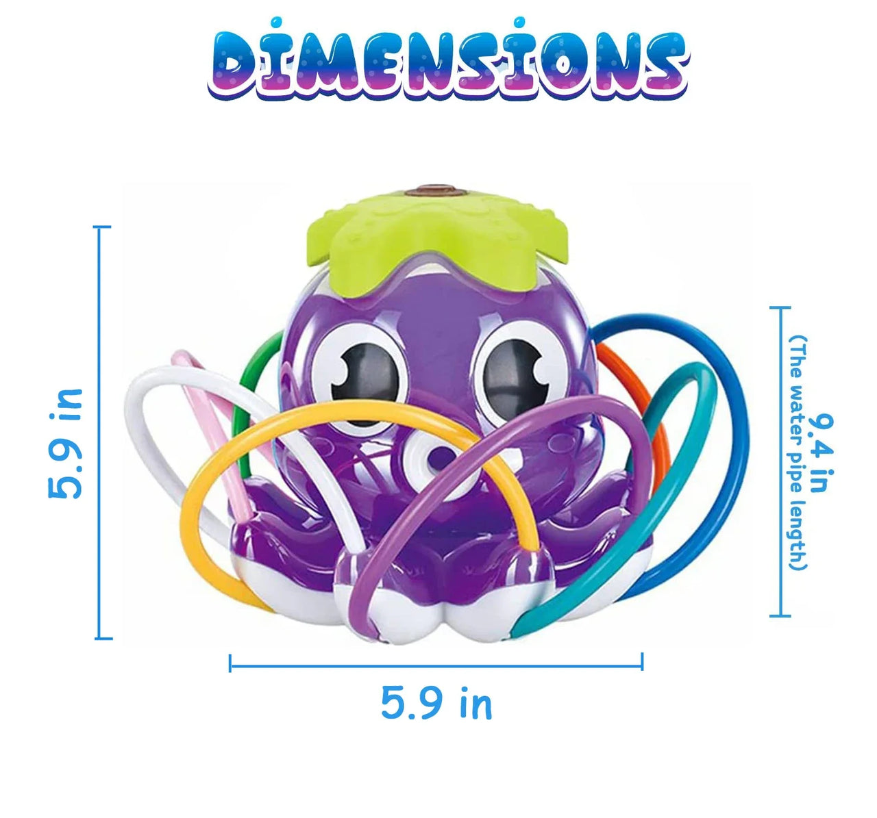 Octopus Sprinkler™ – Vesisuihkuja mustekalan kanssa - Sprinkleri / sadettaja