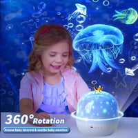 Thumbnail for CosmoGlow – Unelmoiva ja luova – Galaxy-projektori-yövalo, 360° käännettävissä