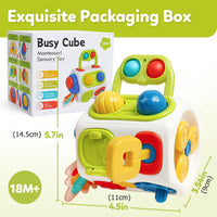 Thumbnail for Montessori Busy Cube™ – Kätevä matkoilla - Aistikuutio