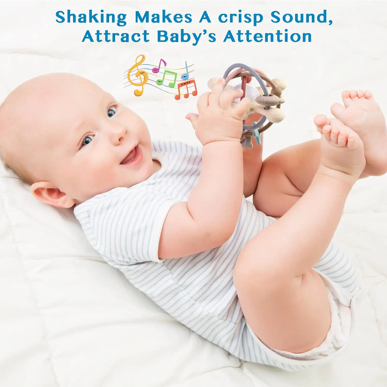 Sensory Rattle Ball™ – Soft Grab hauskaa – Vauva silikoni hammaslelut