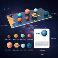 Thumbnail for Wooden Solar System – Opetuksellinen ja tutkiva – Planeettojen leikkisetti