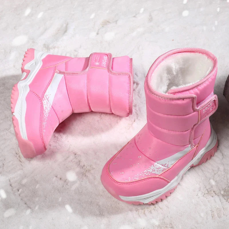 Mini Fashion™ - Pehmeä vuori - Varrelliset talvikengät