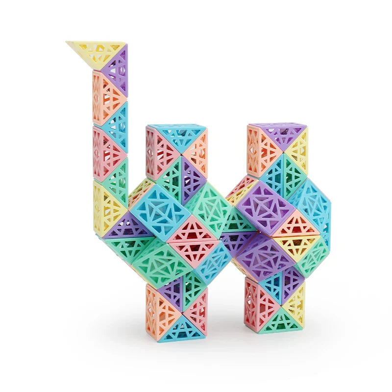 Snake Cube Set™ - Rakenna, käännä ja tutki - rakennuspalikkasarja