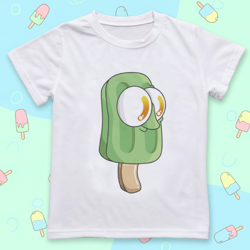 Boys & Girls Summer Tee – Mukava ja leikkisä – Hauska kuosinen lasten T-paita