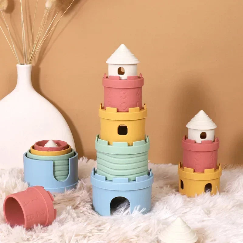 Stack & Learn™ – Älykäs pinoaminen hauskaa – Pinoaminen torni Castle
