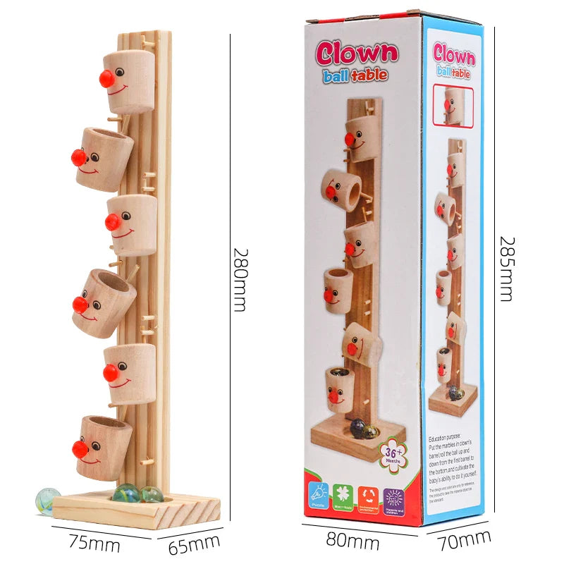 Clown Track™ – Rullaaminen & oppiminen - Marble Track Lelut