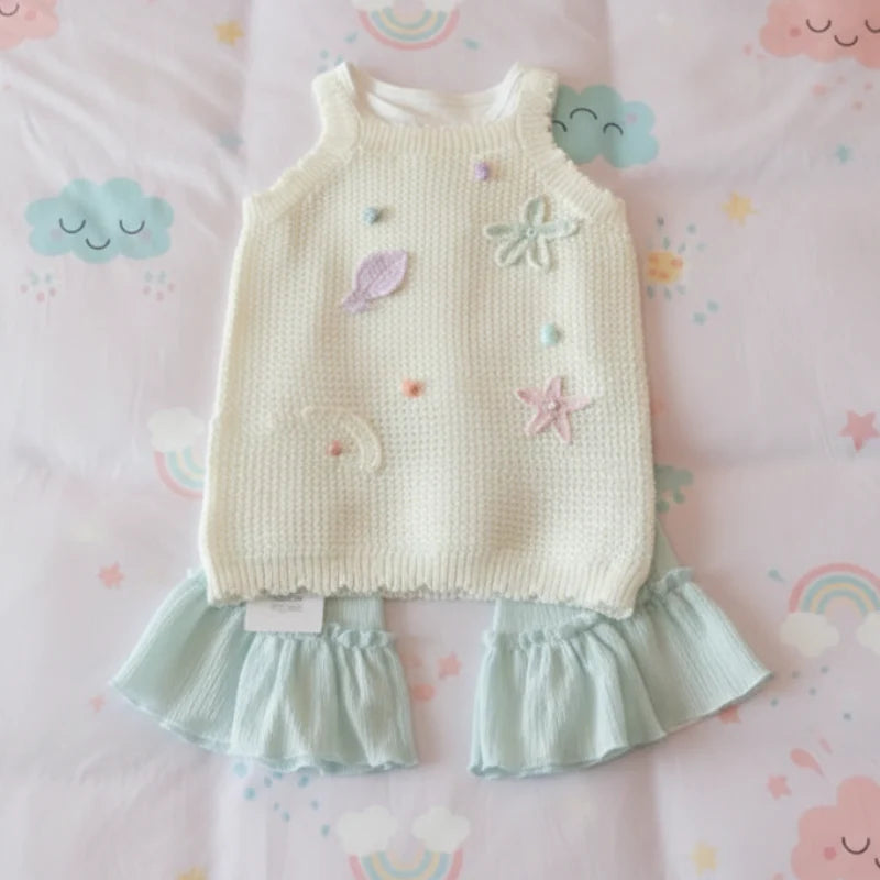 Girls Summer Outfit – Trendikäs ja mukava – Lasten kesävaatesetti