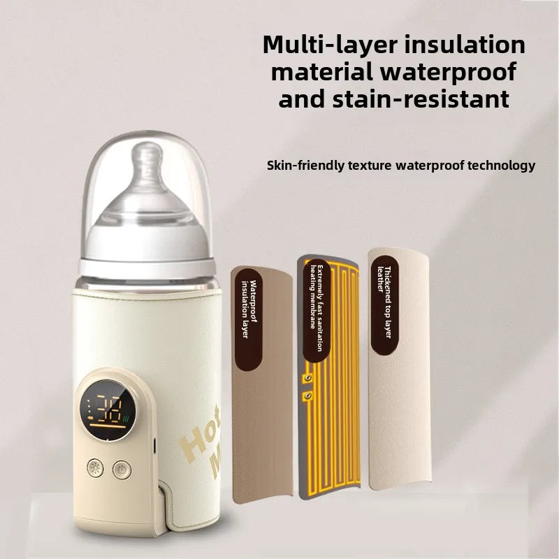 SmartBottle - Aina lämmin & valmis - Langaton ladattava maidonlämmitin