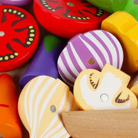 Thumbnail for MiniChef – Hauska ja luova – Puinen magneettinen keittiöleikkisetti