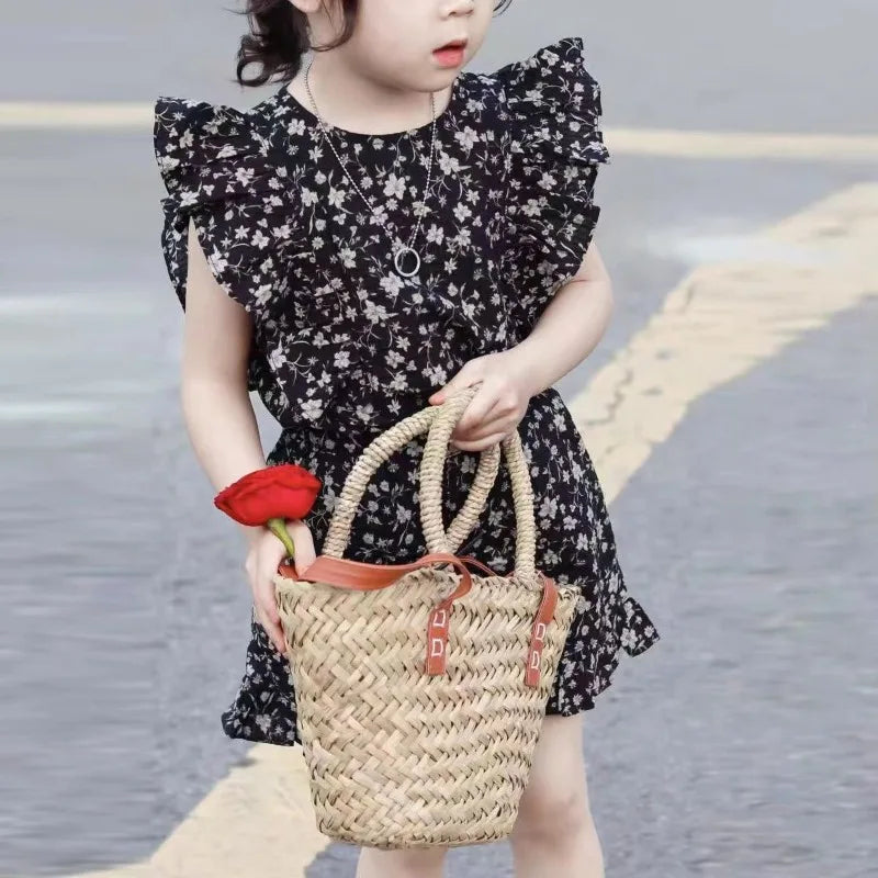 Mini Fashion™ - Kukkaloistoa! - Lasten jumpsuit
