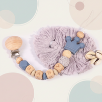 Thumbnail for Personalized Pacifier Chain – Turvallinen ja tyylikäs – yksilöllinen tutinpidike