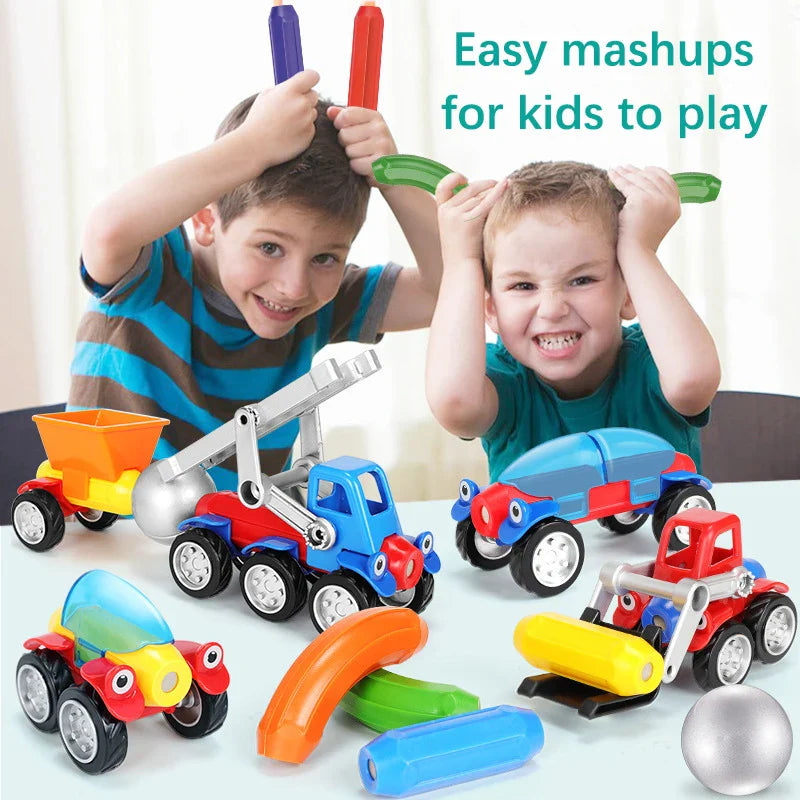 Magnetic Cars™ – Magneettinen rakentaminen - Magneettiset ajoneuvot lelusetti