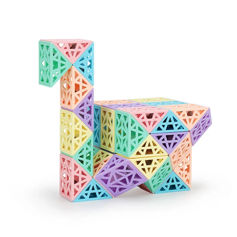 Snake Cube Set™ - Rakenna, käännä ja tutki - rakennuspalikkasarja