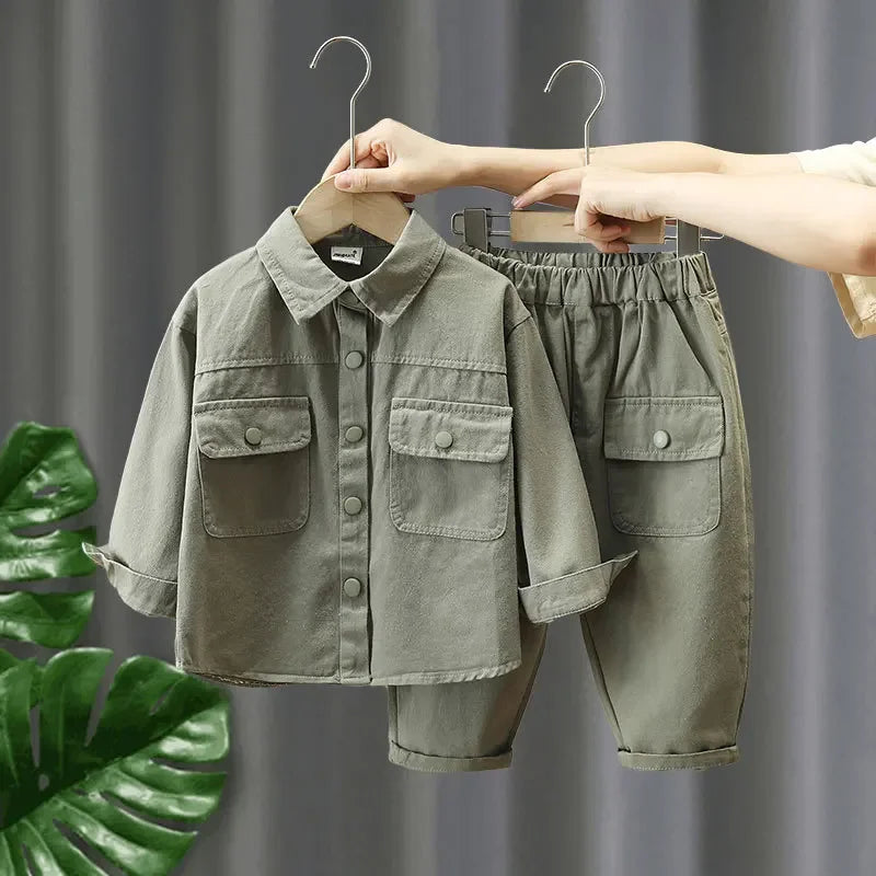 Mini Fashion™ - Pehmeä ja mukava - 2-osainen syksysetti
