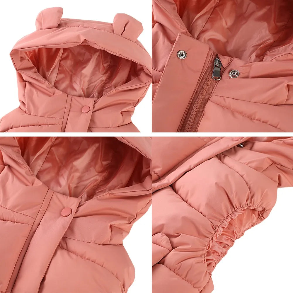 Mini Fashion™ - Lämmin ja trendikäs - Hupullinen toppaliivi