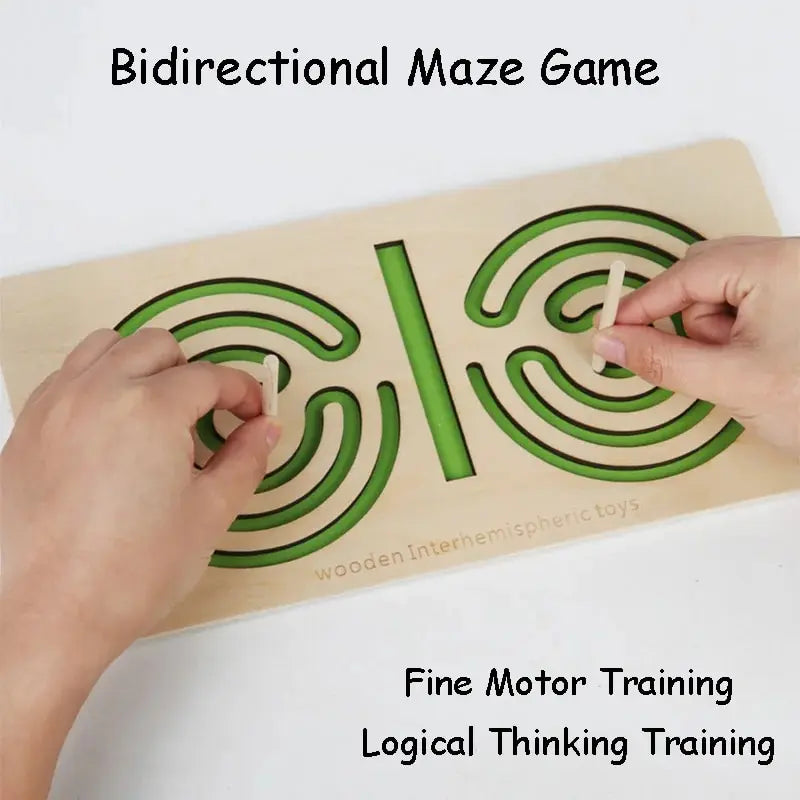 BrainBoost Puzzle Toy Pen™ - Treenaa aivojasi - Lasten puinen kynäpeli