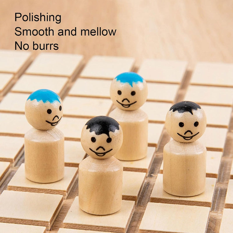 Wooden Chess Puzzle Game – Strategia & ajattelu – Lautapeli