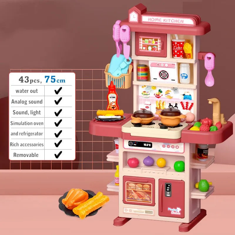 Little Chef - Ruoanlaitto hauskaa pienoiskoossa - Keittiön leikkisetti