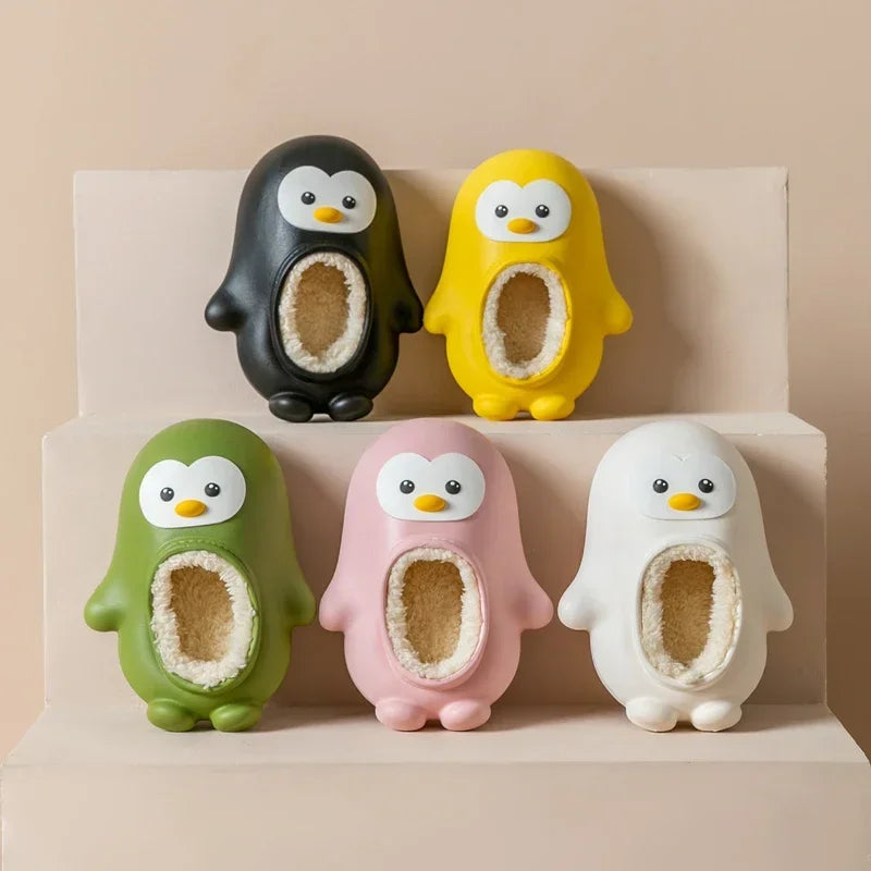 Mini Fashion™ - Lämpimät & hauskat - Lasten pingviinitossut