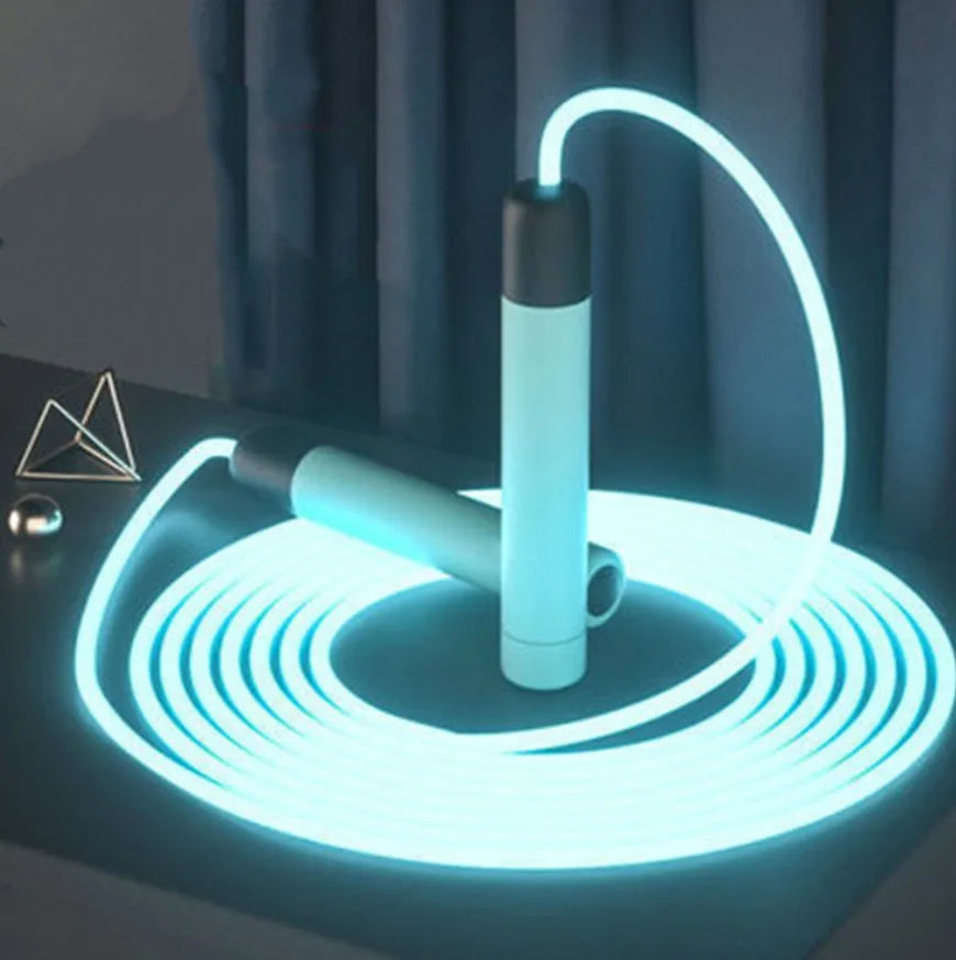 GlowRope – Ainutlaatuinen ja energinen – Valoa heijastava hyppynaru