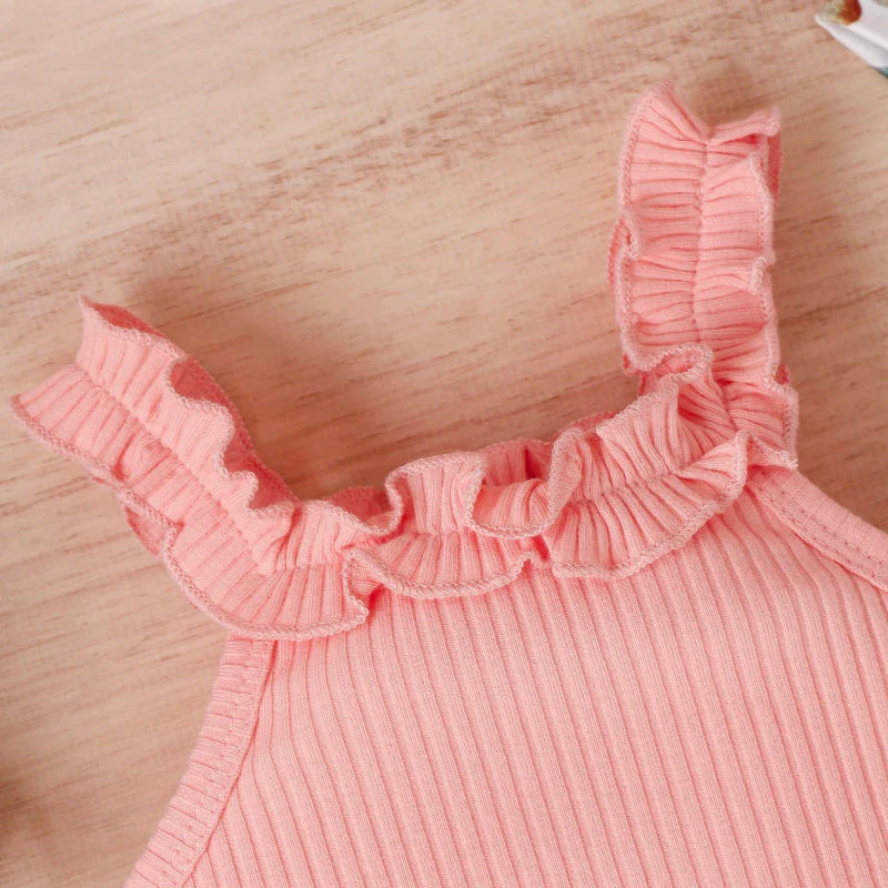 Baby Girl Summer Outfit – Söpö ja ilmava – vauvan vaatesetti