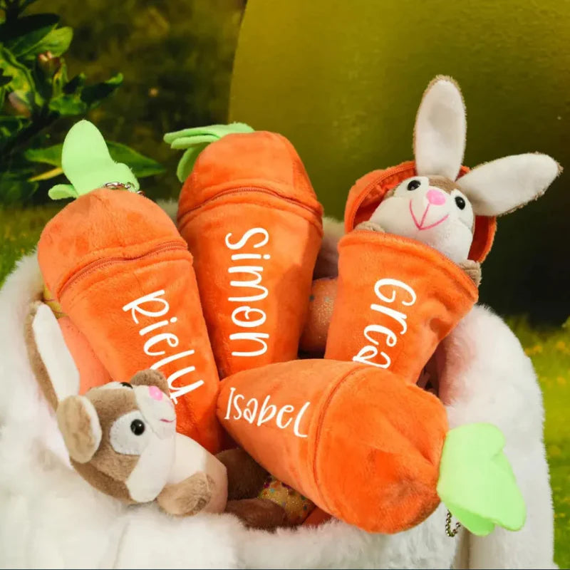 Personalized Bunny – täydellinen pääsiäislahja – pehmopupu, jossa on nimi