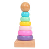 Rainbow Stacker™ – Värikäs tornileikki – Puinen pinoamistorni