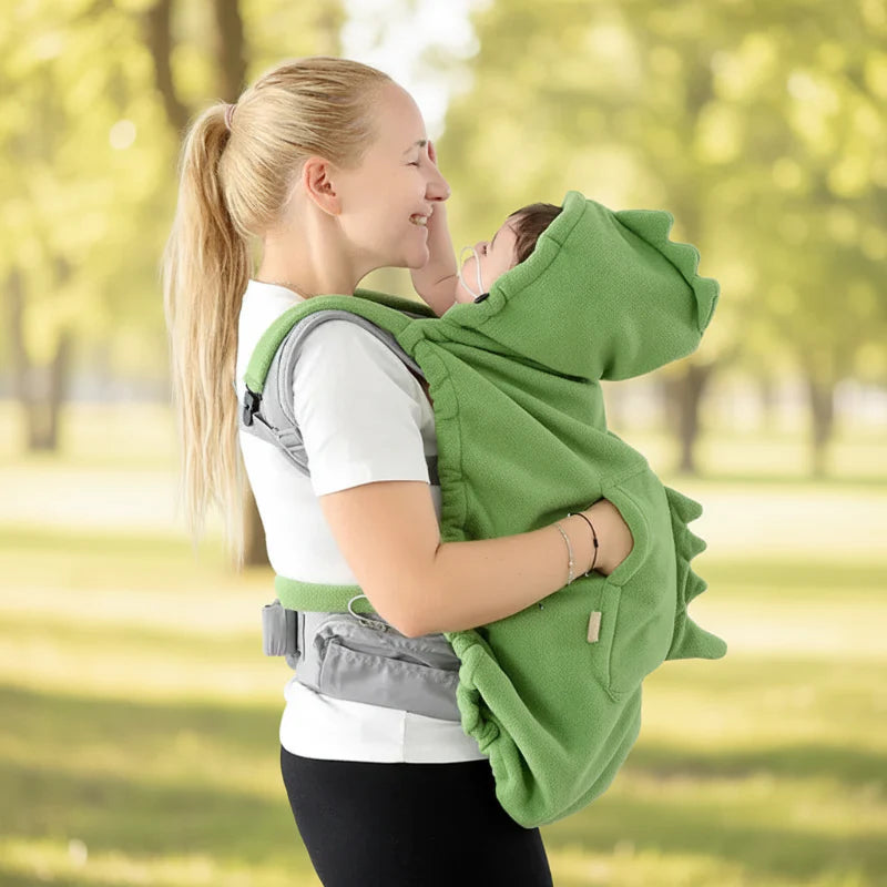 Dinosaur Baby Carrier Cover – Lämmin ja mukava – Dino-vauvanpeitto