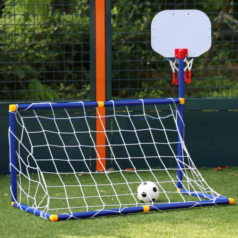 Kids Ball Games - Kaksinkertainen pelinautinto – jalkapallo- ja koripallolelusetti